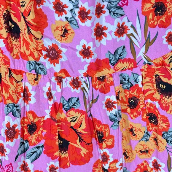 NWT Petal & Pup Sarai Floral Cutout Maxi Dress | Romantic Boho Summer - Picture 4 of 7